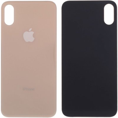Kryt Apple iPhone XS zadní zlatý – Zboží Mobilmania