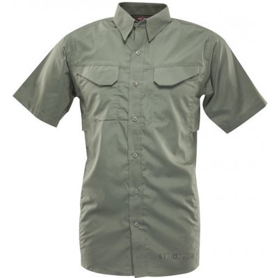 Tru-Spec 24-7 košile Field krátký rukáv rip-stop zelená – Zboží Mobilmania
