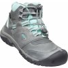 Dětské trekové boty Keen Ridge Flex Mid Wp grey/blue tint