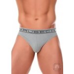 Brubeck slipy BE00290A Cotton šedé světlá – Hledejceny.cz