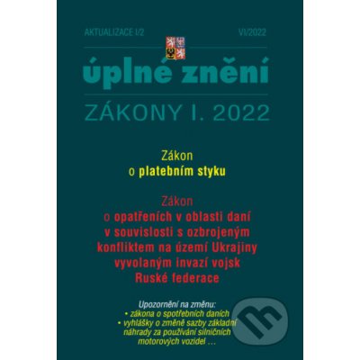 Aktualizace I/2 / 2022 - O platebním styku – Zbozi.Blesk.cz