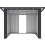 Garáž pro robotickou sekačku G21 88x62x98 cm, antracitová – Sleviste.cz