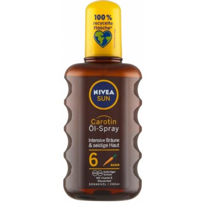 Nivea Sun olej na opalování spray SPF6 150 ml – Zboží Mobilmania