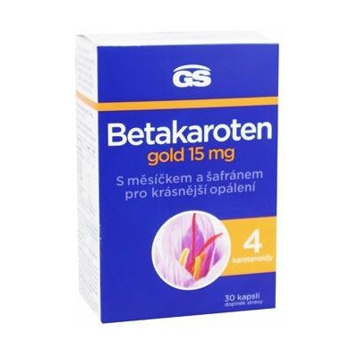 GS Betakaroten gold 1 g 30 kapslí – Hledejceny.cz