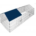 Goleto Kovový výběh pro králíky, morčata a jiné hlodavce 180 x 75 x 75 cm – Zboží Mobilmania