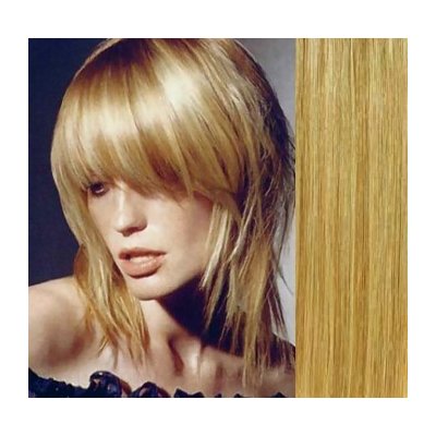 Clip in ofina REMY 100% lidské vlasy PŘÍRODNÍ/SVĚTLEJŠÍ BLOND – Zboží Dáma