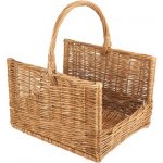 HS Flamingo HSF15-009 Koš na dřevo proutěný rovný – Zboží Dáma