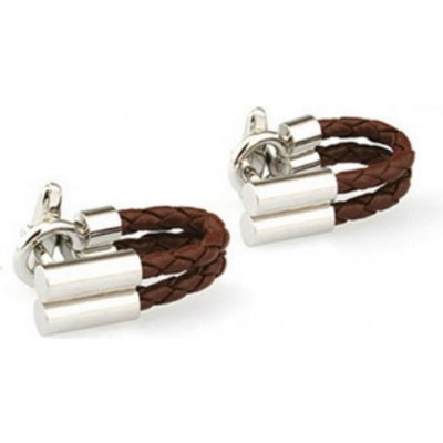 Amparo Miranda manžetové knoflíčky Hnědé lano MK2184 – Hledejceny.cz