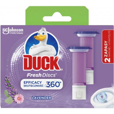 Duck WC Fresh discs Levandule 2 x 36 ml – Zboží Mobilmania