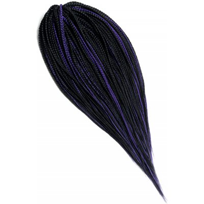 DE set Kanekalon - copánky černo-fialové – Zboží Dáma