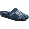 Dámské bačkory a domácí obuv Inblu domácí pantofle s plnou špičkou a obrázkem GF000018 blu