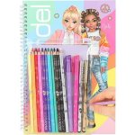 Top Model kreativní omalovánky se samolepkami a psací potřeby – Zboží Dáma