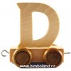 Dřevěný vláček Bino vagónek D
