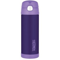 Thermos FUNtainer Dětská termoska metalická fialová 470 ml