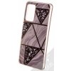 Pouzdro a kryt na mobilní telefon Samsung 1Mcz Geometric Marble Cover ochranné Samsung Galaxy A52, Galaxy A52 5G, Galaxy A52s 5G šedé