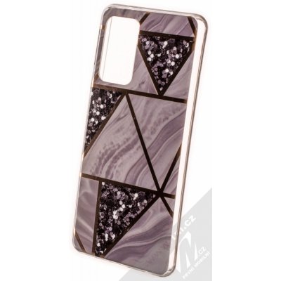 Pouzdro 1Mcz Geometric Marble Cover ochranné Samsung Galaxy A52, Galaxy A52 5G, Galaxy A52s 5G šedé – Zboží Mobilmania