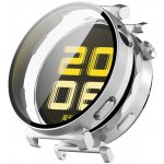 VSECHNONAMOBIL 93418 FULL COVERAGE Plastový kryt se sklem pro Huawei Watch GT 5 41mm stříbrný – Zboží Živě