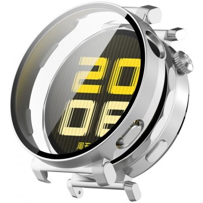 VSECHNONAMOBIL 93418 FULL COVERAGE Plastový kryt se sklem pro Huawei Watch GT 5 41mm stříbrný – Zboží Živě