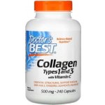 Doctor's Best Doctor’s Best Kolagen Typ I & III + peptan 500 mg 240 kapslí – Hledejceny.cz