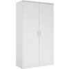 Šatní skříň Xora 000017003035 s otočnými dveřmi bílá 106 x 194 x 54 cm