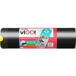 viGO! Pytle zatahovací LDPE 35l 22µm 20 ks černé