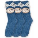 Taubert SMOOTH luxusní dárkově balené žinilkové jednobarevné ponožky modrá