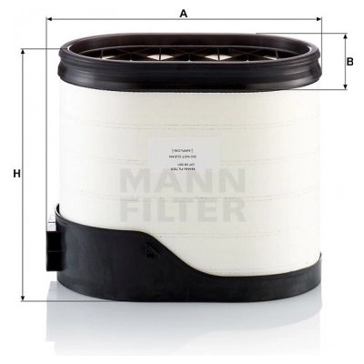 MANN FILTER Vzduchový filtr CP 38 001 – Sleviste.cz