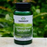 Swanson Certifikovaná Organická Spirulina 500 mg 180 tablet – Hledejceny.cz