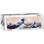 EuroGraphics Panoramatické Velká vlna na pobřeží Kanagawy 1000 dílků – Zboží Mobilmania