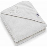 Kikko BIO bavlněná froté osuška s kapucí XKKO Organic 90x90 White Stars – Hledejceny.cz