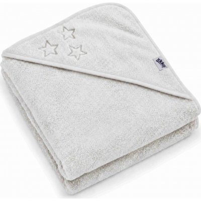 Kikko BIO bavlněná froté osuška s kapucí XKKO Organic 90x90 White Stars – Hledejceny.cz