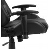 Herní křeslo VidaXL Otočná herní židle šedá PVC