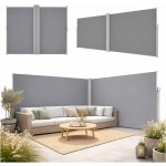 Luaro KX2865 Boční terasová markýza v kazetě 180 x 620 cm, šedá – Zboží Mobilmania