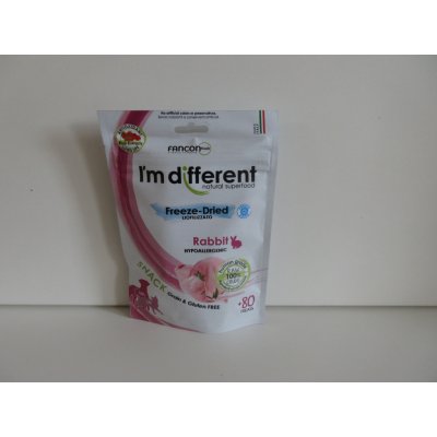 I´M DIFFERRENT SNACK králík mrazem sušený pamlsek 40 g – Hledejceny.cz