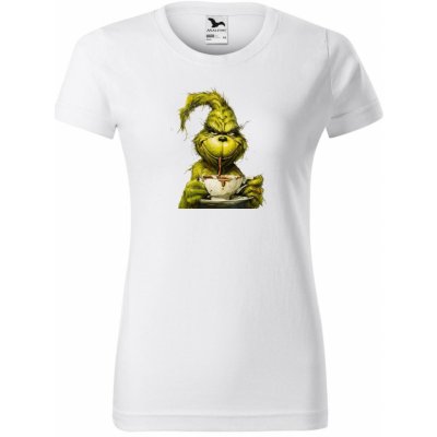 MALFINI Dámské vánoční tričko Grinch s čokoládou – Zboží Dáma