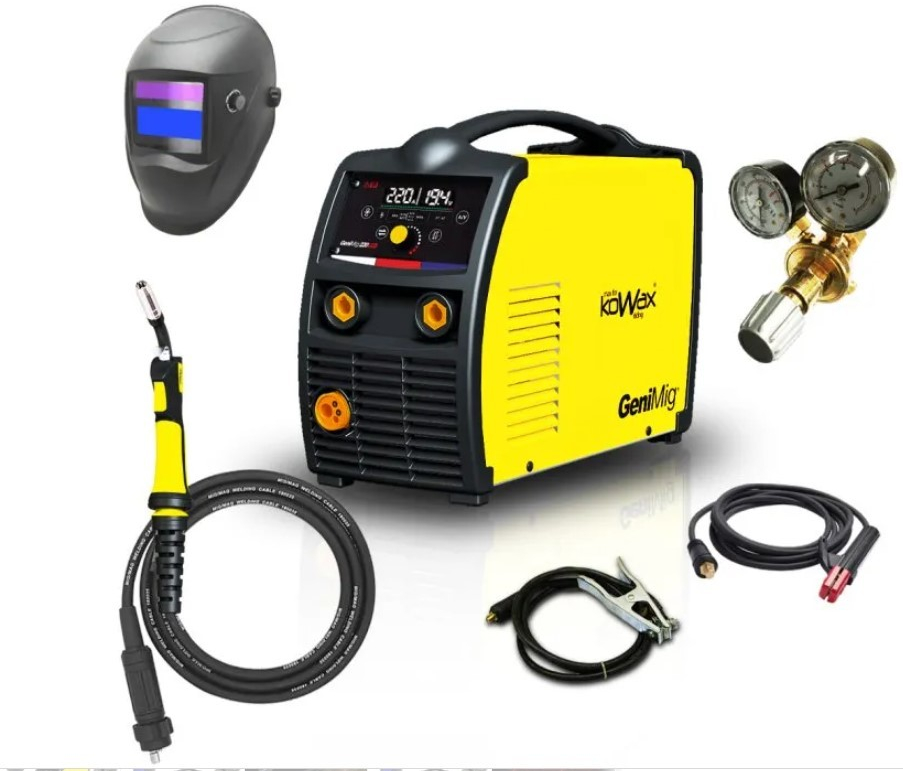 Maják Kowax GeniMig220LCD MMA/MIG/TIG SET1