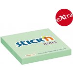 Hopax Stick'n Pastel Notes zelený 76 x 76 mm 100 listů – Zboží Živě