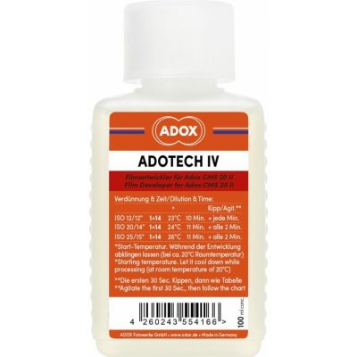 Adox Adotech IV 100 ml negativní vývojka pro 6 filmů – Hledejceny.cz