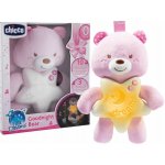 Chicco Goodnight bear svítící medvídek růžový – Zboží Dáma