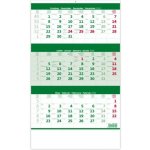 Nástěnný Helma Tříměsíční zelený 2026 – Zboží Dáma