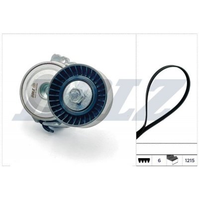 Sada žebrovaných klínových řemenů DOLZ SKD203A – Zboží Mobilmania