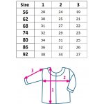 New Baby Kojenecký kabátek na knoflíky Luxury clothing Oliver modrý – Zboží Dáma