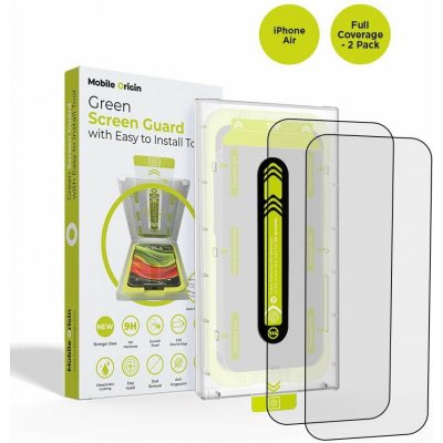 Mobile Origin Screen Guard With Easy Applicator Full Coverage 2 Pack iPhone Air SGA-F-i17Air-2pk – Zboží Živě