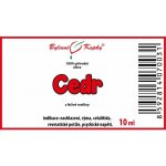 Bylinné kapky Cedr 100 % přírodní silice esenciální éterický olej 10 ml – Hledejceny.cz