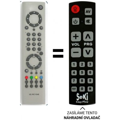 Dálkový ovladač Senior Technika LCD TV - LCD 26-107CE – Hledejceny.cz