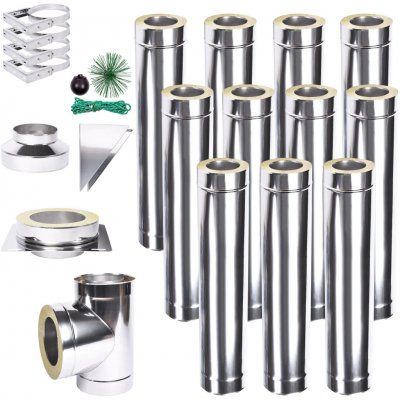 Solid izolovaný komín Slim Eco 0,5 130mm 11m – Zboží Mobilmania