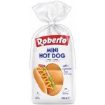 ROBERTO Mini pšeničné rohlíky na hot dogy 8 x 37.5 g – Zboží Dáma