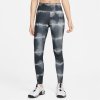 Dámské legíny Nike Dri-FIT One Luxe Women's Mid-Rise Printed Training Leggings BLACK/WHITE/CLE