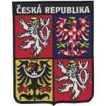 Nášivka státní znak České republiky 6x7,5 cm - barevná-černá – Zboží Dáma