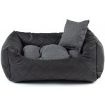 Vsepropejska Delux kožený pelech pro psa s polštářkem – Sleviste.cz